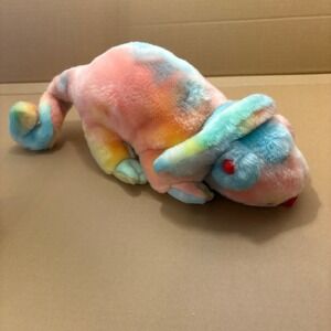 Ty Beanie Baby Buddy Rainbow Chameleon‎ Lizard Plush Stuffed Animal Toy